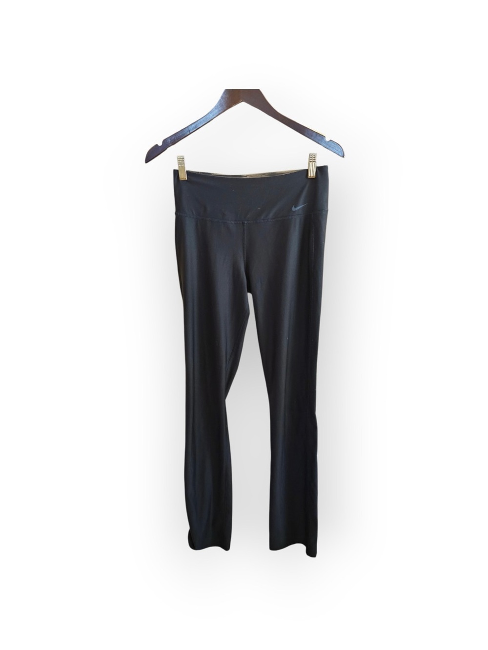 Nike Dri-FIT Black Bootcut Flare Yoga Pants, Medium – Athletic / Athleisure